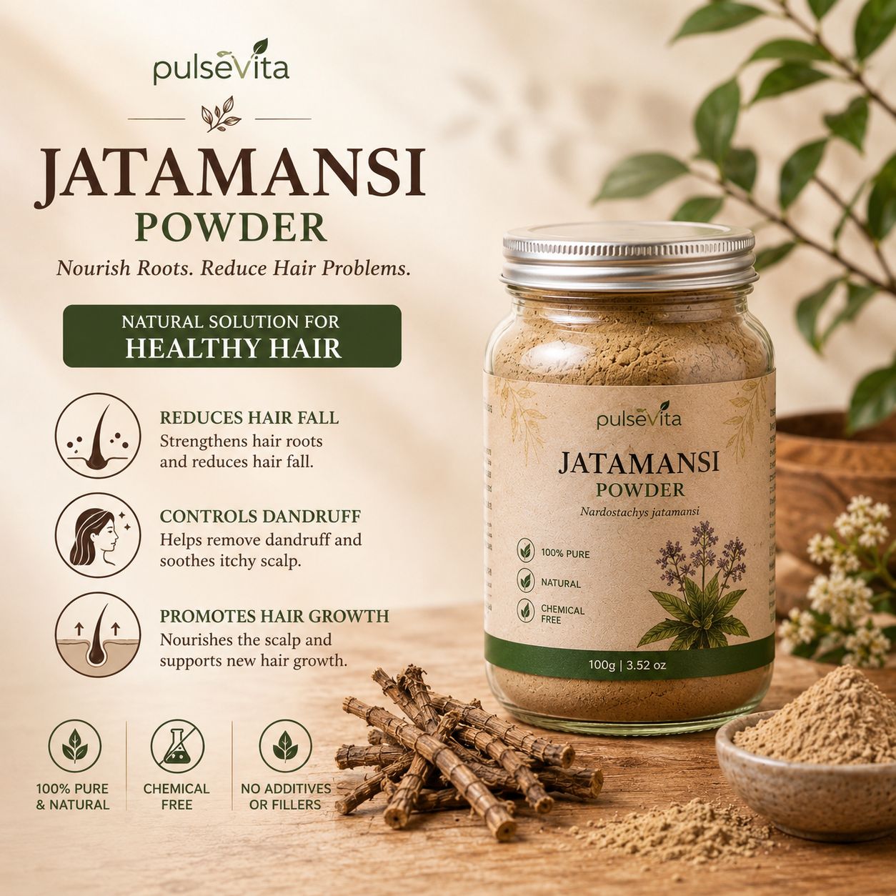 PulseVita™ Jatamansi Powder